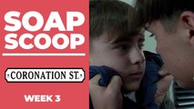 Coronation Street Soap Scoop! Liam's bullying ordeal continues