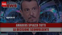 Amadeus Spiazza Tutti: La Decisione Sconvolgente!