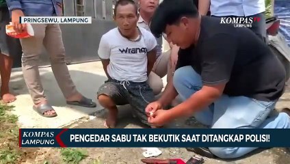 Pengedar Sabu Tak Berkutik saat Ditangkap Polisi!