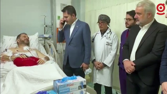 AKP'nin çiçeği burnunda İBB adayı Kurum, saldırıya uğrayan imamı ziyaret etti: Yoğun bakıma 'güruh' halinde girmeleri dikkat çekti