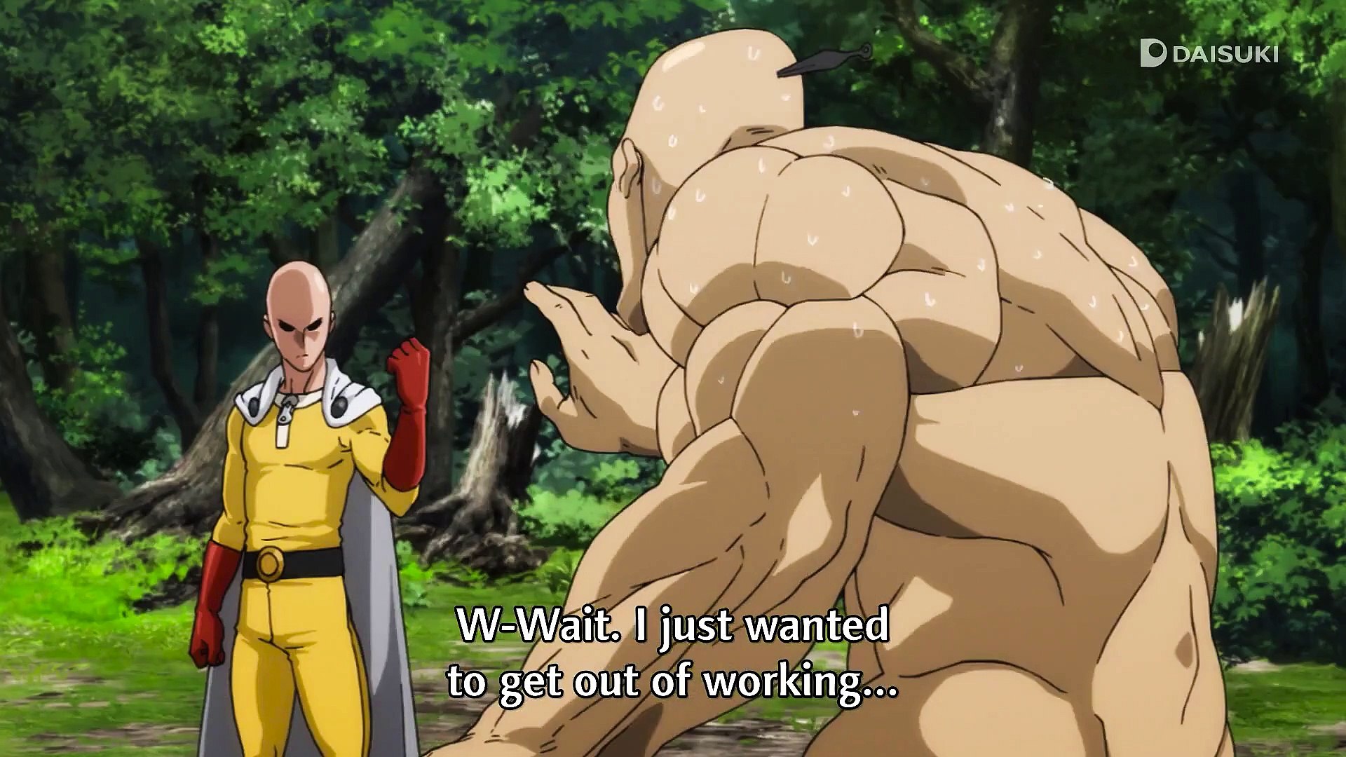 Saitama vs Sonic Hammerhead One Punch Man Season 1
