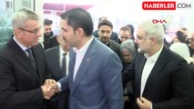 AK Parti İBB Başkan adayı Murat Kurum, bıçaklı saldırıya uğrayan Fatih Camii imamı Galip Usta'yı ziyaret etti