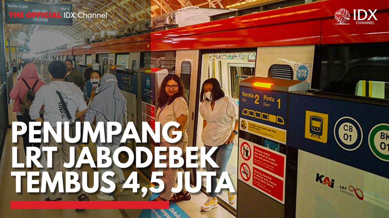 Penumpang LRT Jabodebek Tembus 4,5 Juta