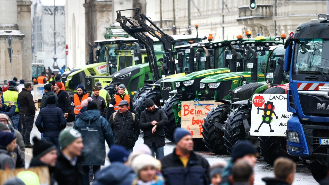 Bauern protestierten bundesweit gegen Ampel-Regierung
