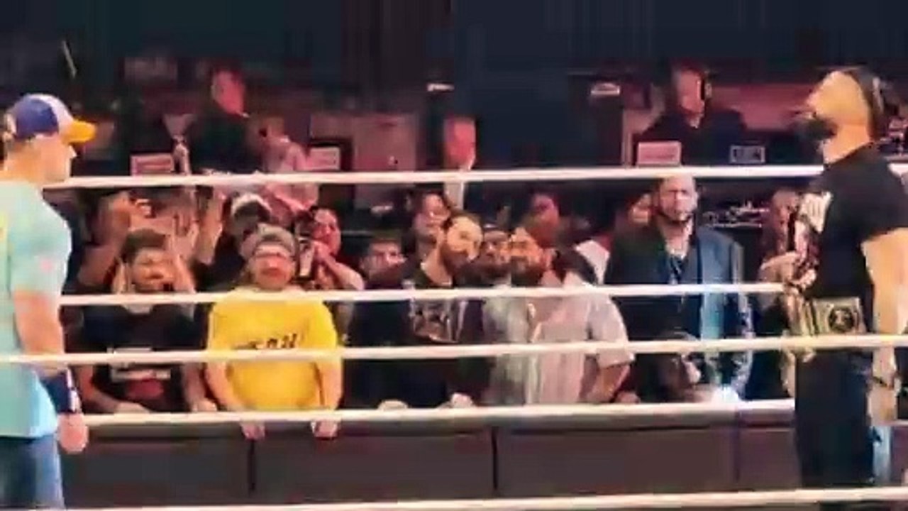 Roman Reigns Tells John Cena To Acknowledge Him! - WWE Smackdown 10/13/2023