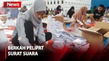 Jelang Pemilu, Banyak Ibu Rumah Tangga di Jombang Menjadi Pelipat Surat Suara