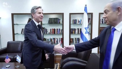 بلينكن يلتقي نتانياهو في تل أبيب