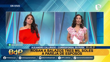 Balacera en Piura: roban 3 mil soles a pareja de esposos a plena luz del día