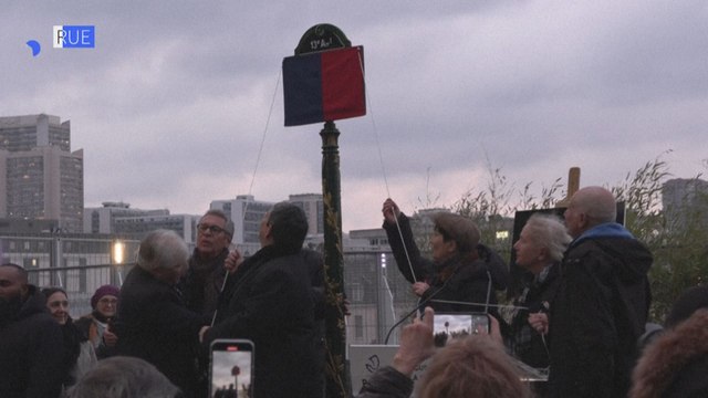 Une rue David Bowie inaugurée dans le 13ème arrondissement de Paris