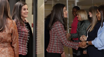 La Reina Letizia reafirma su lucha contra la prostitución