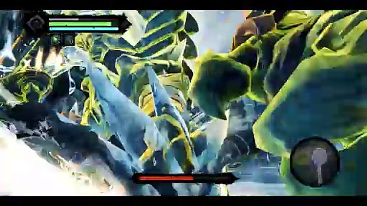 Darksiders 2 Death vs Ice Giant Boss Battle