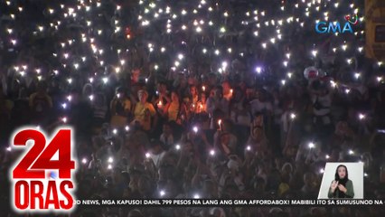 Morning prayer sa Quirino Grandstand bago ang Traslacion, dinagsa ng nasa 1.3-M katao | 24 Oras