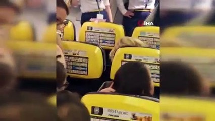 İrlanda-Bodrum seferinde uçağı birbirine katan yolcu gözaltına alındı