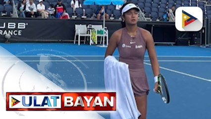 Alex Eala, bigo sa unag round ng Australian Open Qualifier