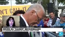 Franz Beckenbauer- légende allemande du football- est mort à 78 ans • FRANCE 24