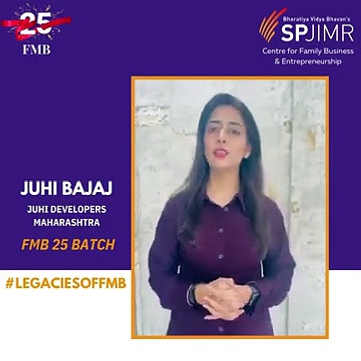 Legacies of FMB _ Featuring Juhi Bajaj _ FMB 25