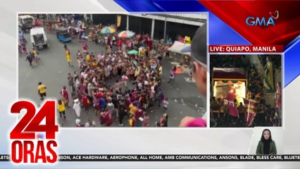 Download Video: Street party, street boxing at iba pa., ilan lang sa mga ginawang aktibidad ng mga naghihintay na deboto | 24 Oras