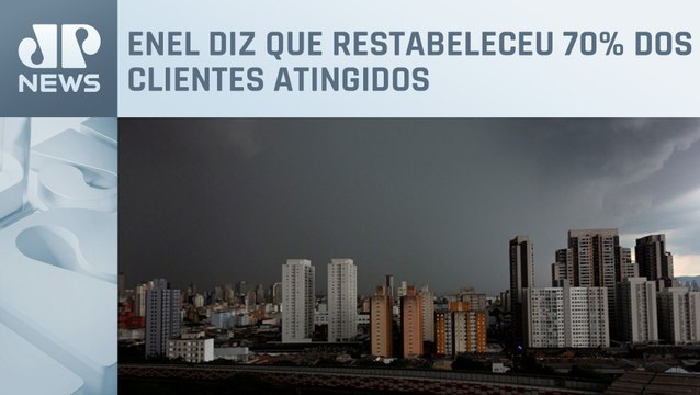 Alguns bairros na capital de SP estão 18 horas sem energia após fortes chuvas