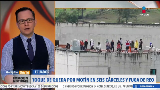 Declaran estado de excepción en Ecuador por motines y fuga de reo
