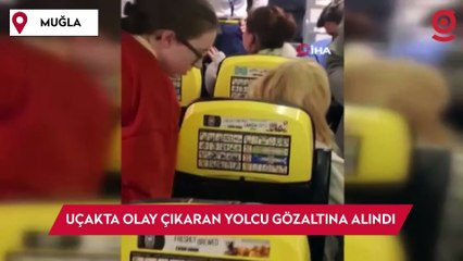 Dublin - Bodrum uçağında olay çıkaran yolcu gözaltına alındı