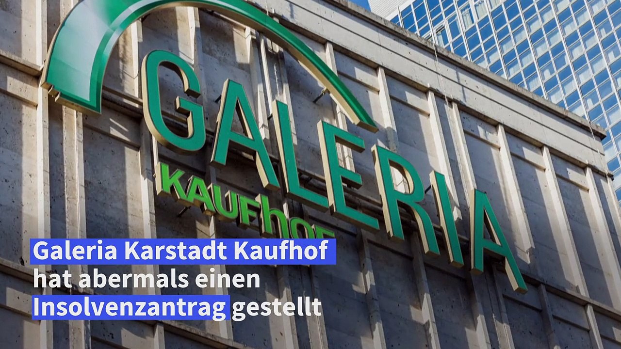Neuer insolvenzantrag: galeria versucht befreiungsschlag