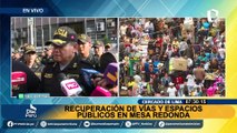 Recuperación de espacios públicos en Mesa Redonda: 470 policías reforzarán seguridad en emporio comercial