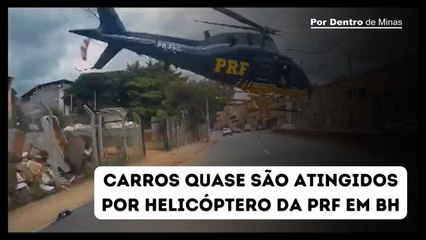 Assista ao momento exato da queda do helicóptero da PRF em BH