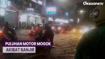 Hujan Deras Mengguyur Bekasi, Puluhan Motor Mogok di Bekasi Timur