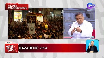 Mga deboto ng itim na Poong Nazareno, muling nakalahok sa Traslacion ngayong taon | Dapat Alam Mo!