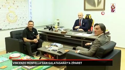 Vincenzo Montella'dan Galatasaray'a ziyaret