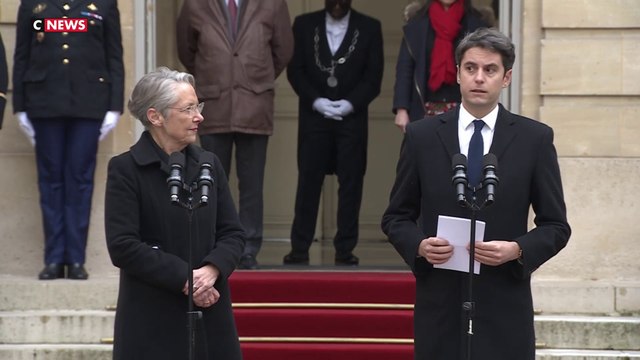 Ce qu’il faut retenir de la passation de pouvoir entre Elisabeth Borne et Gabriel Attal