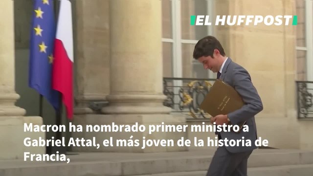 Macron nombra primer ministro a Gabriel Attal, el más joven de la historia de Francia