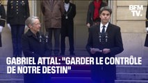 Revivez la passation de pouvoirs entre Élisabeth Borne et Gabriel Attal à l'hôtel de Matignon