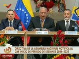 CNE recibe notificación del parlamento a modo de inicio legislativo 2024-2025
