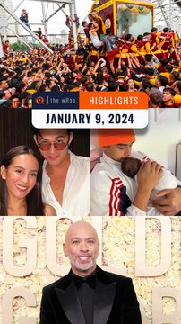 Rappler's highlights: Nazareno 2024, Diego Loyzaga, Jo Koy at the Golden Globes | The wRap | January 9, 2024