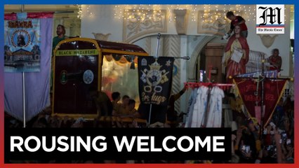Black Nazarene returns to Quiapo Church