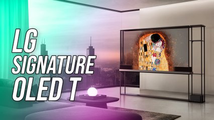 LG OLED T: il televisore diventa trasparente, l'effetto WOW è assicurato
