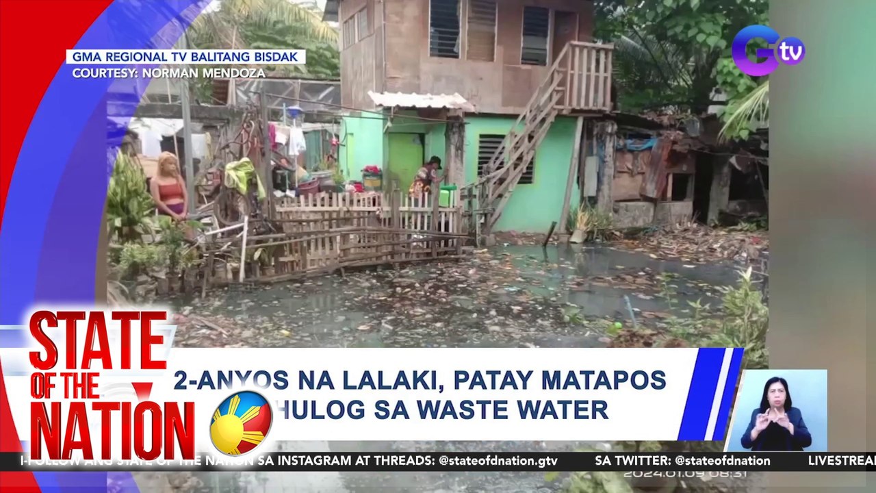 2-anyos na lalaki, patay matapos mahulog sa waste water | SONA