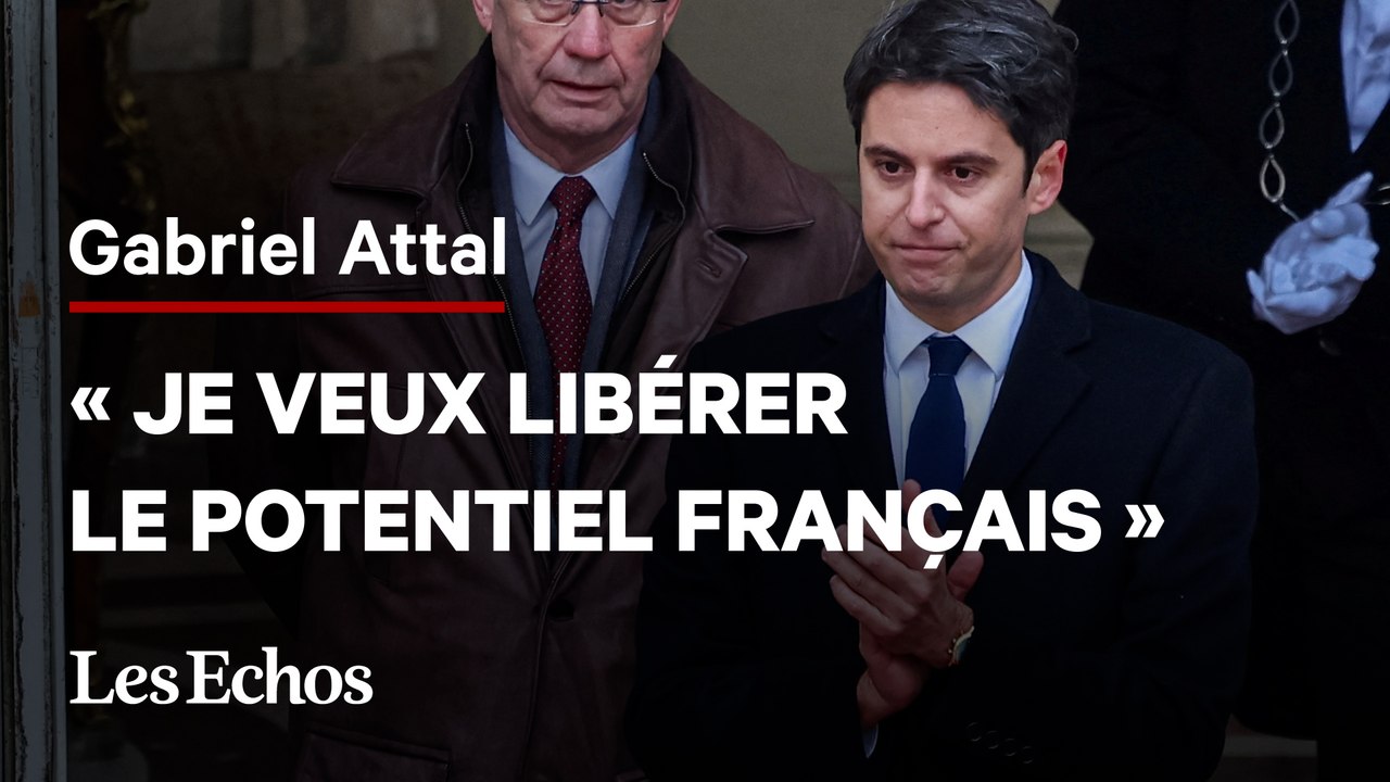 « Audace et mouvement » : les premiers mots du nouveau 1er ministre, Gabriel Attal
