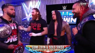 Solo Sikoa & Sami Zayn Badass Entrance: WWE SmackDown, Oct. 28, 2022