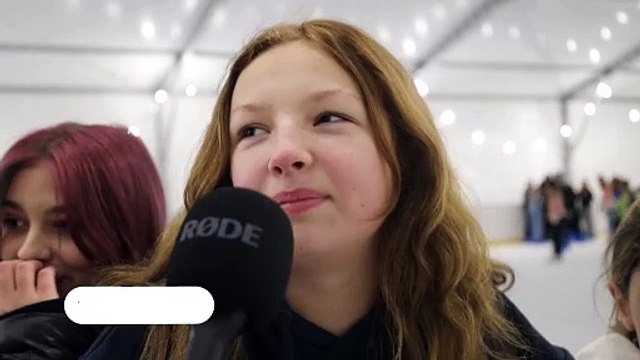 Tłumy na krytym lodowisku w Lęborku