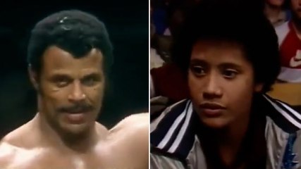 11-year-old Dwayne ‘The Rock’ Johnson watches father wrestle in resurfaced clip