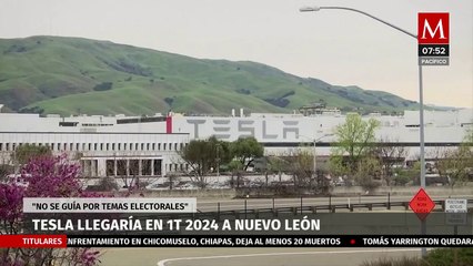 Gigafactory de Tesla llegará a NL en primer trimestre de 2024, asegura Samuel García