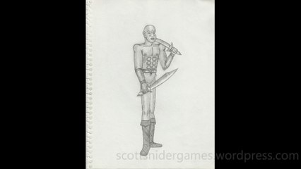 Barbarian Pencil Sketch Video #2 (01-09-2024)