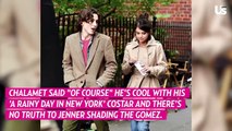 Timothee Chalamet Reacted To The Rumors Of Kylie Jenner And Selena Gomez