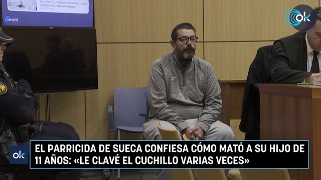 El parricida de Sueca confiesa cómo mató a su hijo de 11 años: «Le clavé el cuchillo varias veces»