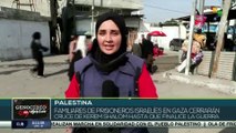 Familiares de rehenes israelíes solicitan fin del asedio de Tel Aviv contra el pueblo palestino