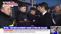 Crues: Gabriel Attal est arrivé dans le Pas-de-Calais pour son premier déplacement en tant que Premier ministre