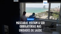 Espanha impõe uso obrigatório de máscara nos hospitais e centros de saúde