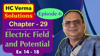 H.C.Verma Soln | 06 Chapter-29 Electric Field & Potential | Exercise 19 to 24 | #sufalphysicsforum